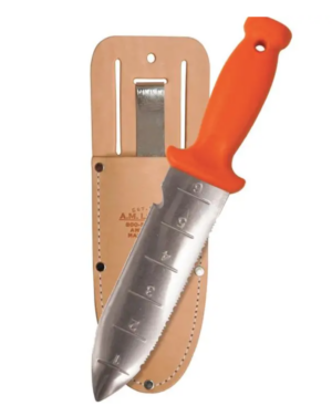 Deluxe Soil Knife and Sheath Kit by A.M. Leonard